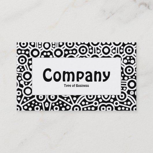 Centre Label - Alien Curcuits II - Schwarz Visitenkarte (Vorderseite)