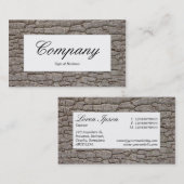 Centre Label - Bark 01 Visitenkarte (Vorne/Hinten)