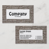 Centre Label - Bark 01 Visitenkarte (Vorne/Hinten)