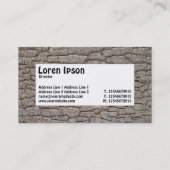 Centre Label - Bark 01 Visitenkarte (Rückseite)