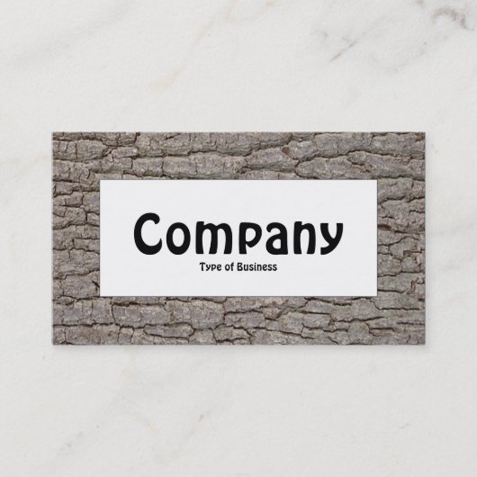 Centre Label - Bark 01 Visitenkarte (Vorderseite)