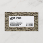 Centre Label - Bark 02 Visitenkarte (Rückseite)