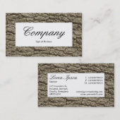 Centre Label - Bark 02 Visitenkarte (Vorne/Hinten)