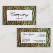 Centre Label - Bark 03 Visitenkarte (Vorne/Hinten)