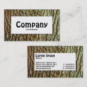 Centre Label - Bark 03 Visitenkarte (Vorne/Hinten)