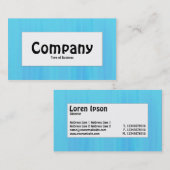 Centre Label - Blauer gestrichene Textur Visitenkarte (Vorne/Hinten)
