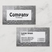 Centre Label - Cooles Wasser Visitenkarte (Vorne/Hinten)