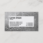 Centre Label - Cooles Wasser Visitenkarte (Rückseite)