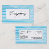 Centre Label - Corrugated Blue Visitenkarte (Vorne/Hinten)