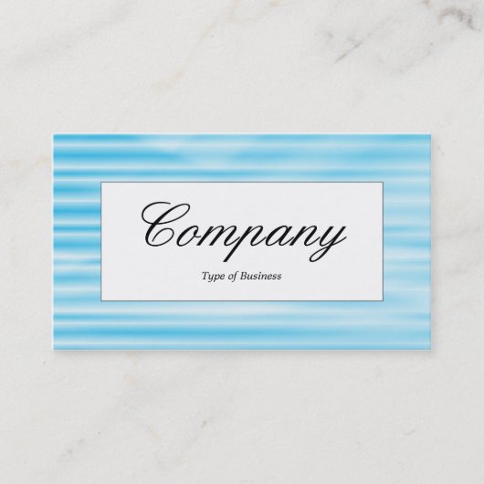 Centre Label - Corrugated Blue Visitenkarte (Vorderseite)