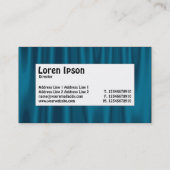 Centre Label - Drapery 01 Visitenkarte (Rückseite)