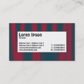 Centre Label - Drapery 02 Visitenkarte (Rückseite)