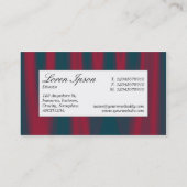 Centre Label - Drapery 02 Visitenkarte (Rückseite)