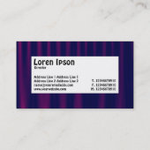 Centre Label - Drapery 04 Visitenkarte (Rückseite)