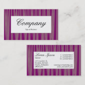 Centre Label - Drapery 06 Visitenkarte (Vorne/Hinten)