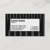 Centre Label - Drapery 08 Visitenkarte (Rückseite)