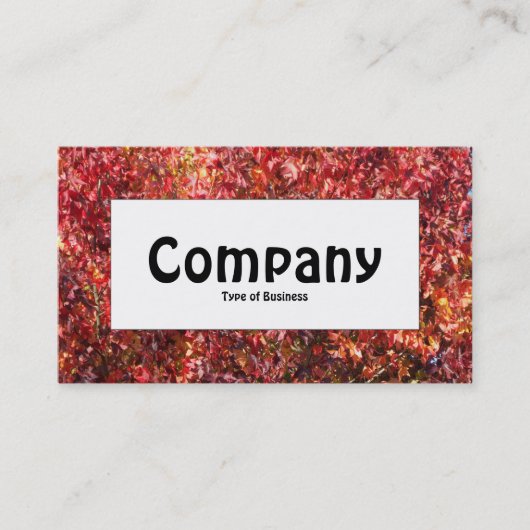 Centre Label - Herbstlemme Visitenkarte (Vorderseite)