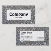 Centre Label - Kieselstrand Visitenkarte (Vorne/Hinten)