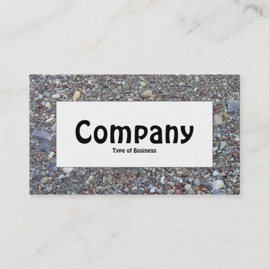 Centre Label - Kieselstrand Visitenkarte (Vorderseite)