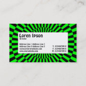 Centre Label - Op Art 02 Visitenkarte (Rückseite)
