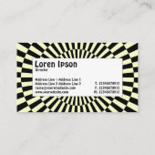 Centre Label - Op Art 08 Visitenkarte (Rückseite)