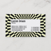 Centre Label - Op Art 08 Visitenkarte (Rückseite)