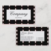 Centre Label - Ruby Lights Visitenkarte (Vorne/Hinten)