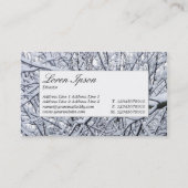 Centre Label - Schneebründe Branchen Visitenkarte (Rückseite)