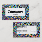 Centre Label - Schöne Schaltung Visitenkarte (Vorne/Hinten)