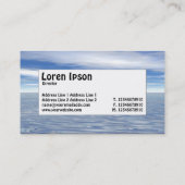 Centre Label - Sea and Sky Visitenkarte (Rückseite)
