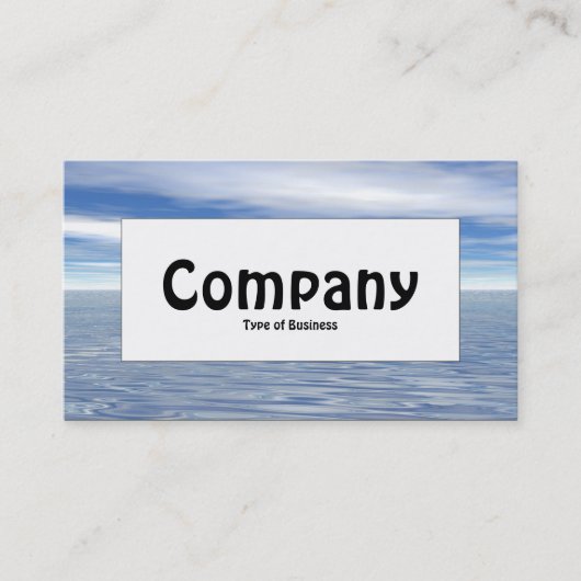 Centre Label - Sea and Sky Visitenkarte (Vorderseite)