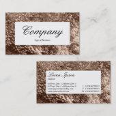 Centre Label - Sepia Trees Visitenkarte (Vorne/Hinten)