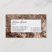 Centre Label - Sepia Trees Visitenkarte (Rückseite)