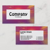 Centre Label - Sunrise Sunset Visitenkarte (Vorne/Hinten)
