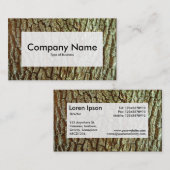 Centre Label v3 - Bark 03 Visitenkarte (Vorne/Hinten)