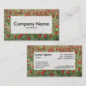 Centre Label v3 - Bett der Tulipen Visitenkarte (Vorne/Hinten)