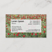 Centre Label v3 - Bett der Tulipen Visitenkarte (Rückseite)