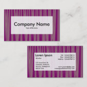 Centre Label v3 - Drapery 06 Visitenkarte (Vorne/Hinten)