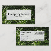 Centre Label v3 - Wilder Knoblauch Visitenkarte (Vorne/Hinten)