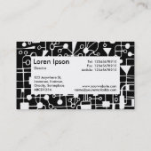 Centre Label v4 - Abstrakt 090112 Visitenkarte (Rückseite)