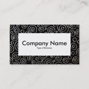 Centre Label v4 - Abstrakt 181112 - Exotic Metal Visitenkarte