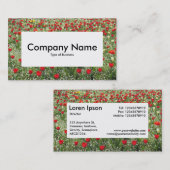 Centre Label v4 - Bett der Tulipen Visitenkarte (Vorne/Hinten)