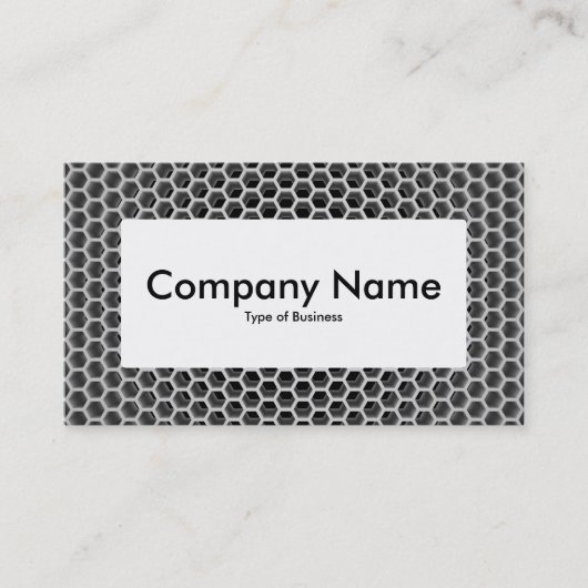 Centre Label v4 - Honeycomb Visitenkarte (Vorderseite)