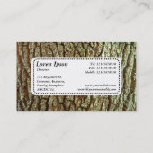 Centre Label v5 - Bark 03 Visitenkarte (Rückseite)