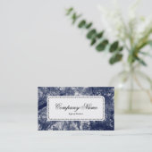 Centre Label v5 - Blauer Herbst Visitenkarte (Stehend Vorderseite)