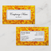 Centre Label v5 - Chrysanthemum Visitenkarte (Vorne/Hinten)