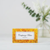 Centre Label v5 - Chrysanthemum Visitenkarte (Stehend Vorderseite)