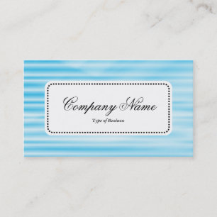 Centre Label v5 - Corrugated Blue Visitenkarte