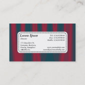 Centre Label v5 - Drapery 02 Visitenkarte (Rückseite)