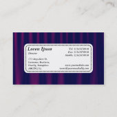 Centre Label v5 - Drapery 04 Visitenkarte (Rückseite)